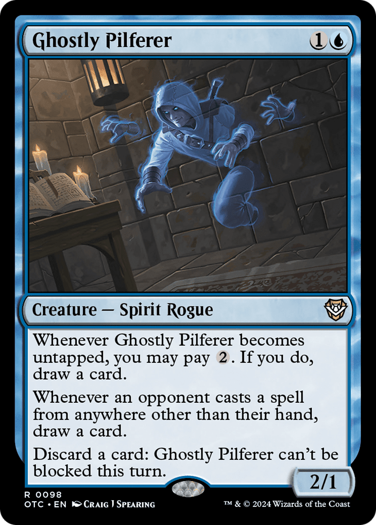Ghostly Pilferer [Outlaws of Thunder Junction Commander]