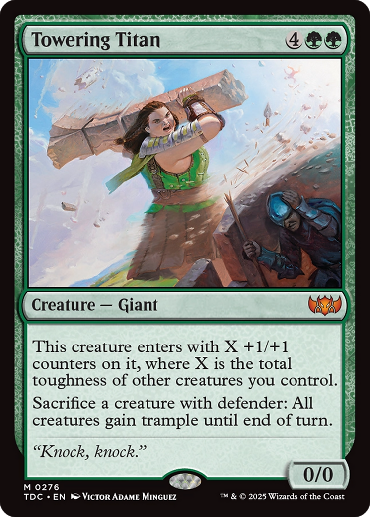 Towering Titan (276) [Commander: Tarkir: Dragonstorm]