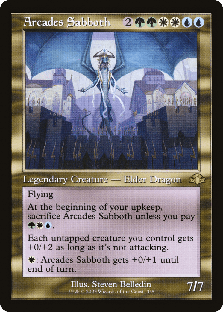 Arcades Sabboth (Retro) [Dominaria Remastered] Foil