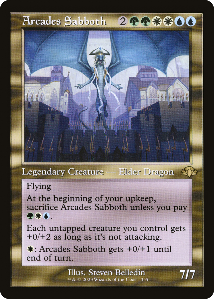 Arcades Sabboth (Retro) [Dominaria Remastered] Foil