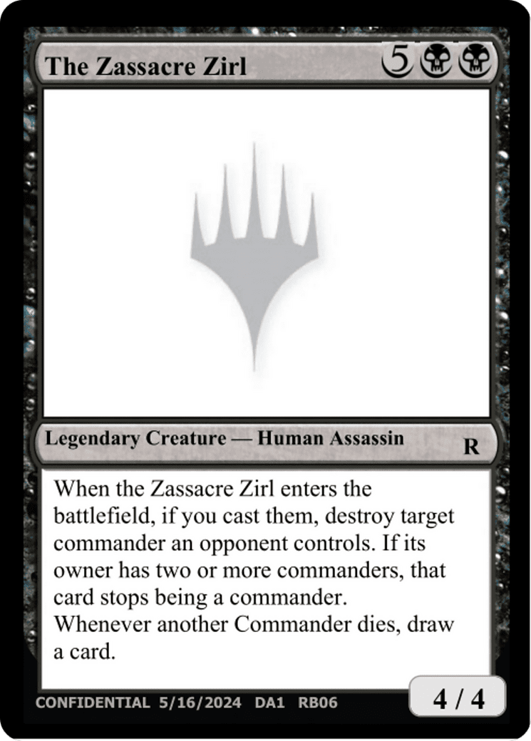 The Zassacre Zirl (DA1-RB06) - Unknown Event