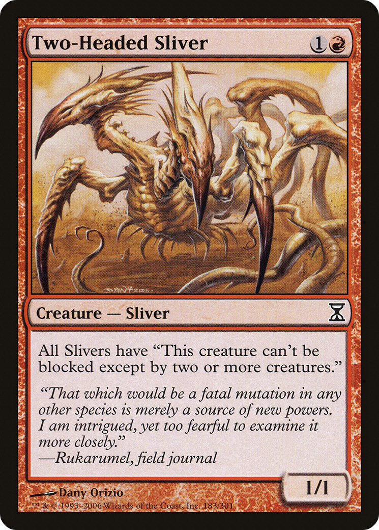 Two-Headed Sliver [Time Spiral] Foil