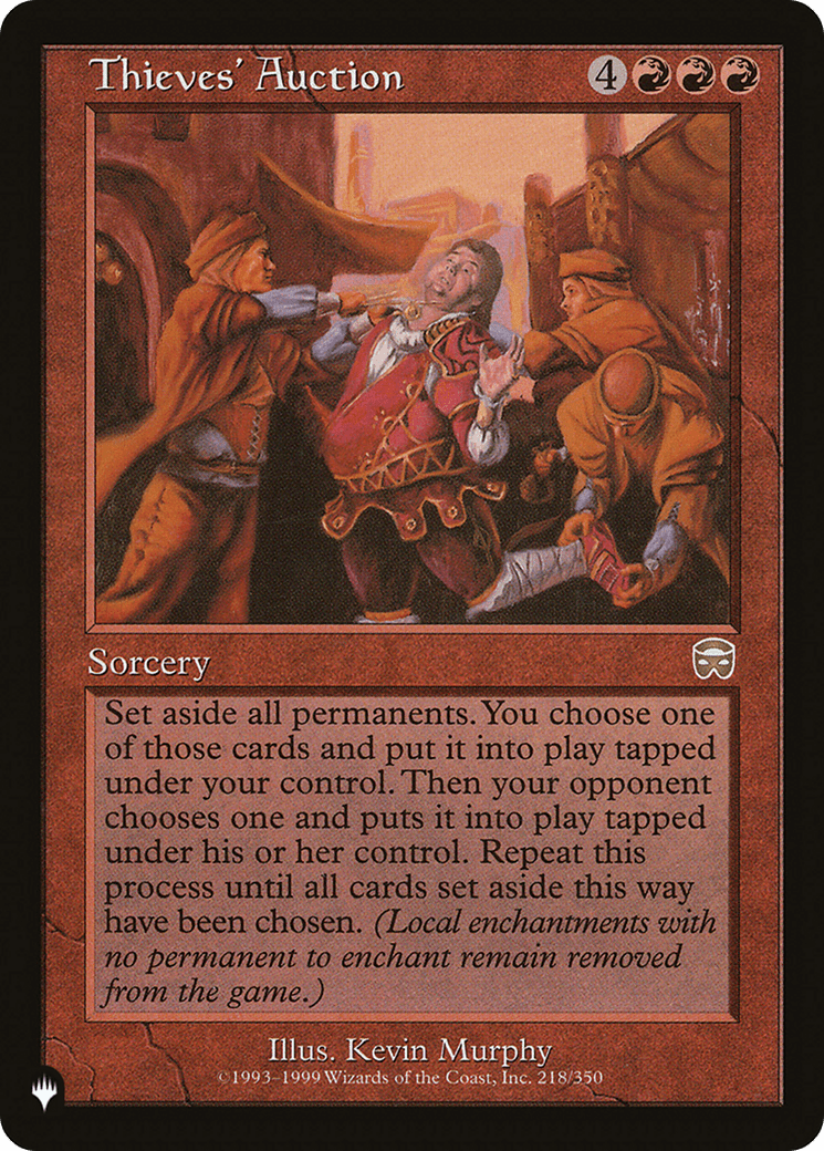 Thieves' Auction |  (MMQ-218) [The List]