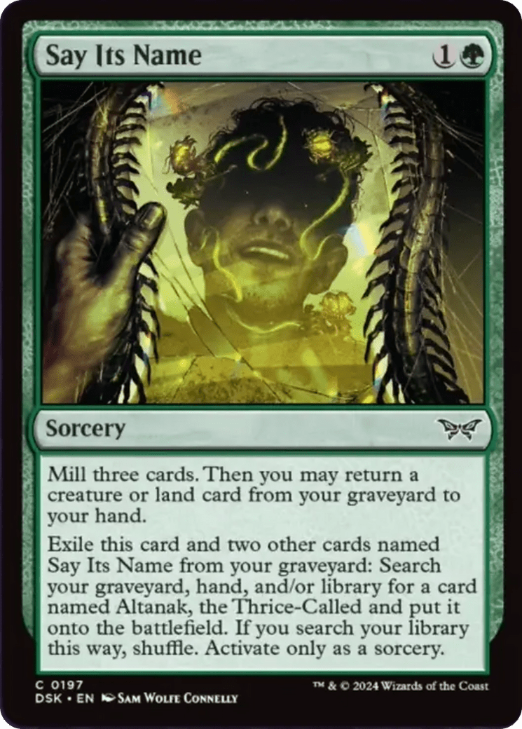 Say Its Name [Duskmourn: House of Horror] Foil