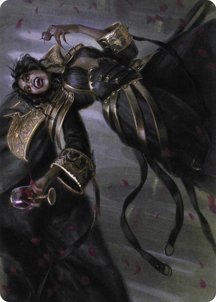 Bloodcrazed Socialite // Bloodcrazed Socialite (AVOW-028) - Crimson Vow Art Series (Borderless) Foil