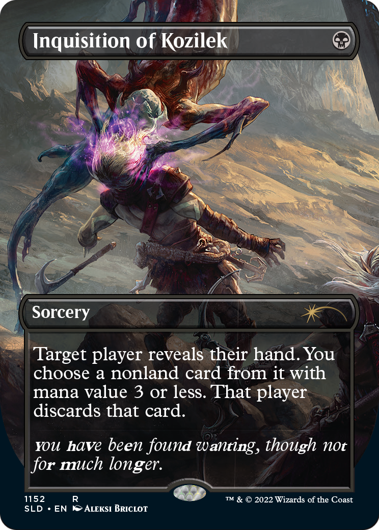 Inquisition of Kozilek (Borderless) [Secret Lair Drop Series] Foil