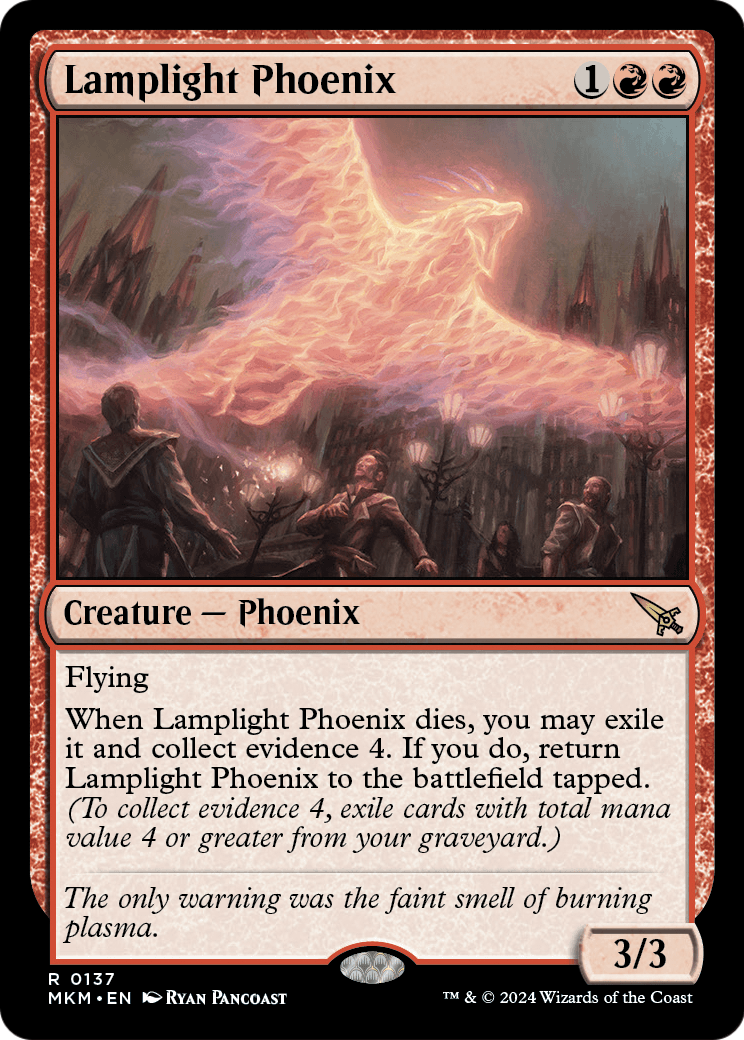 Lamplight Phoenix [Murders at Karlov Manor] Foil