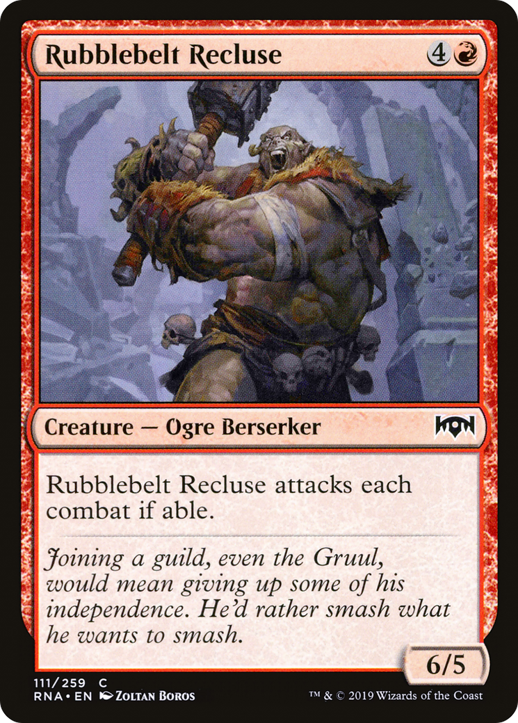 Rubblebelt Recluse [Ravnica Allegiance] Foil