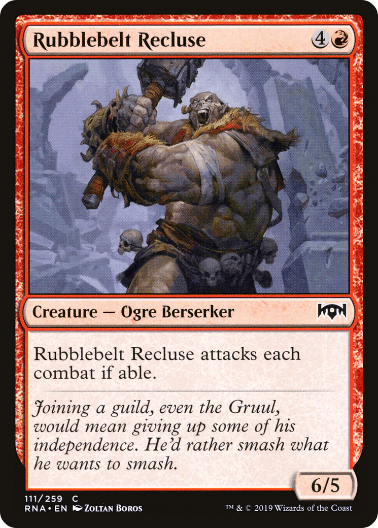 Rubblebelt Recluse [Ravnica Allegiance] Foil