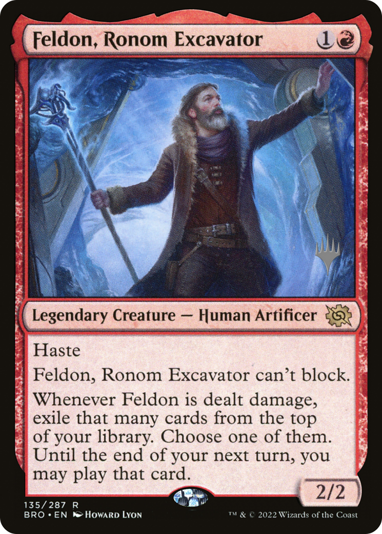 Feldon, Ronom Excavator (Promo Pack) [The Brothers' War Promos] Foil