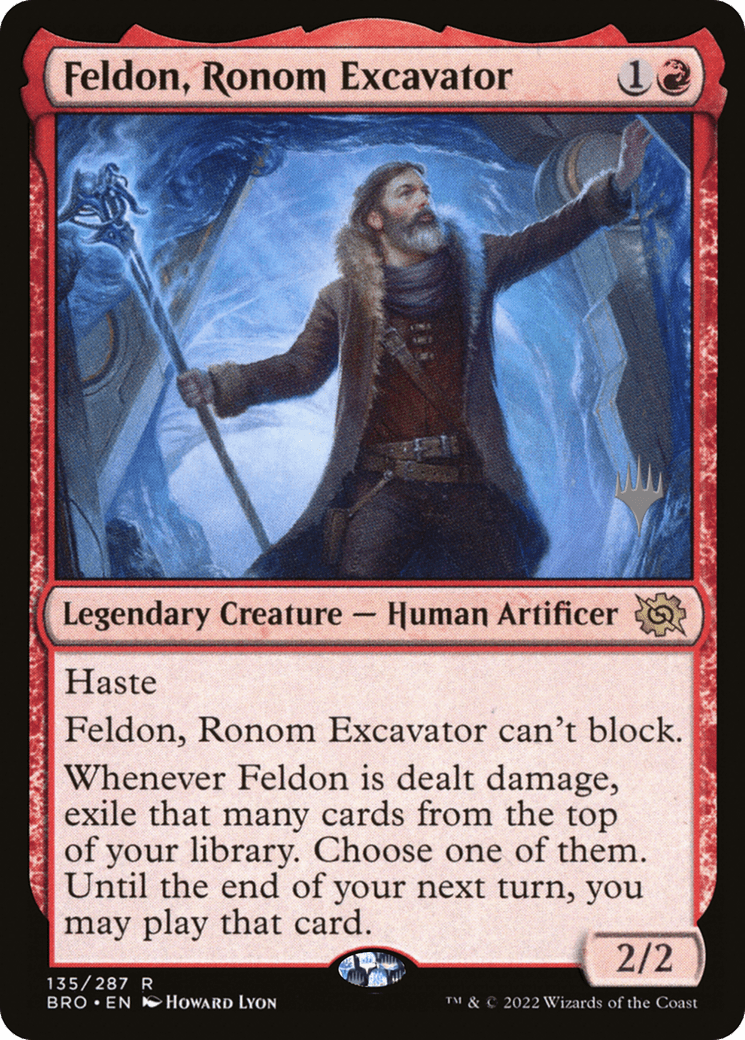 Feldon, Ronom Excavator (Promo Pack) [The Brothers' War Promos] Foil