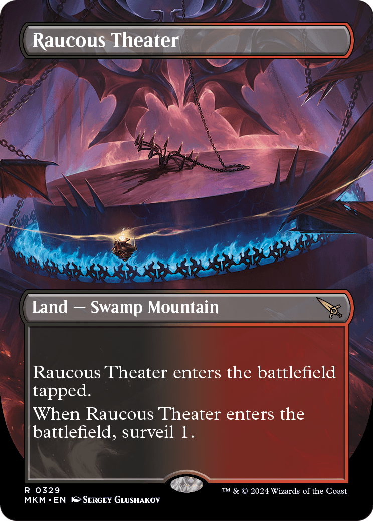 Raucous Theater (Borderless) [Murders at Karlov Manor] Foil
