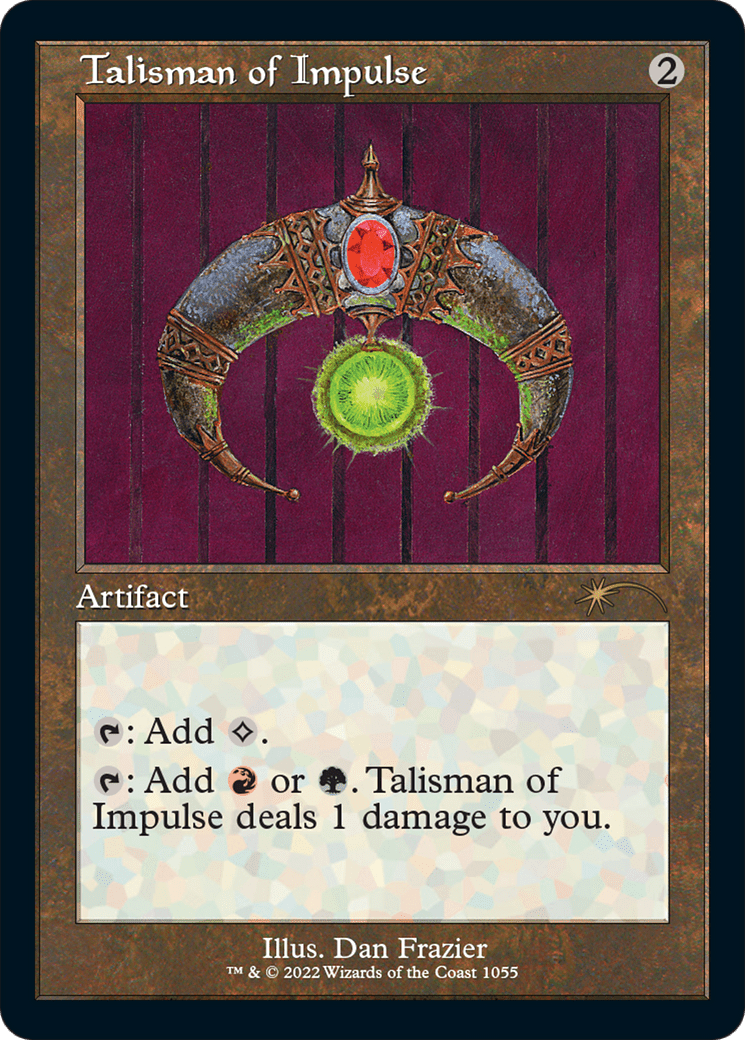 Talisman of Impulse (SLD-1055) - Secret Lair Drop Etched Foil