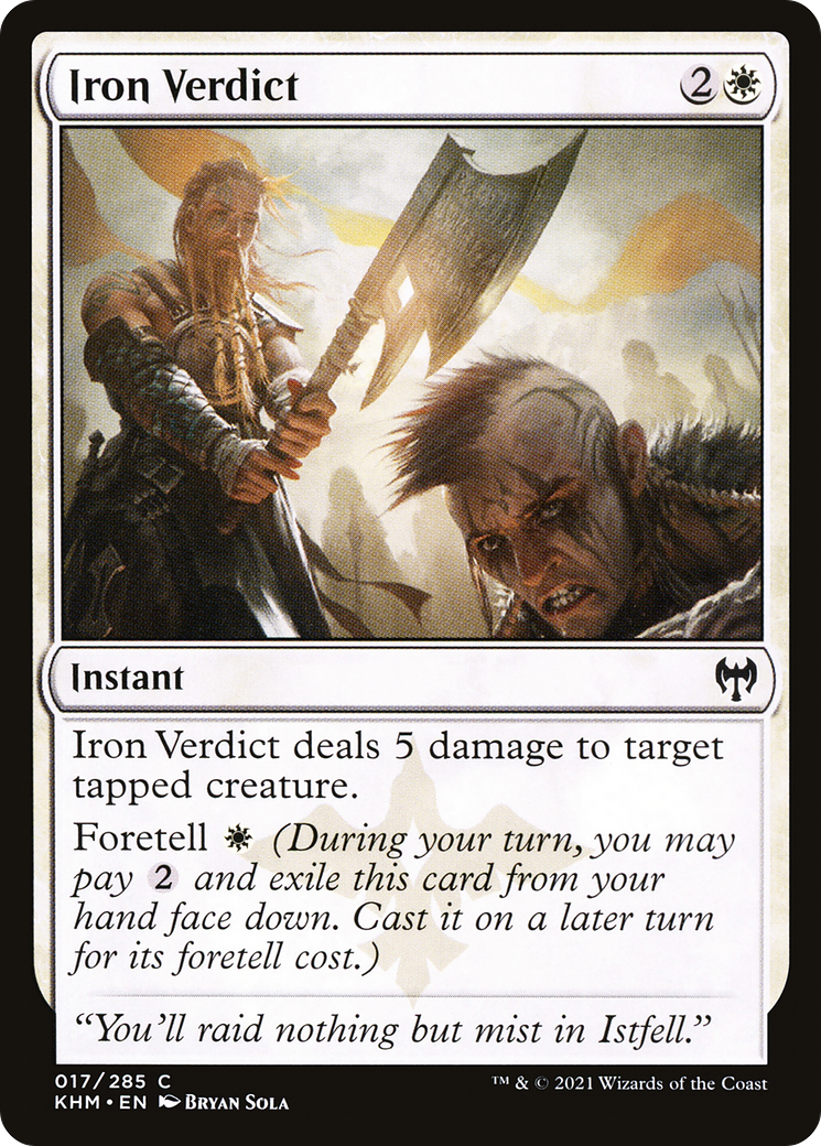 Iron Verdict [Kaldheim] Foil