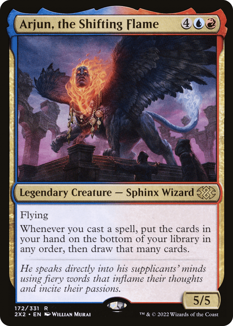Arjun, the Shifting Flame [Double Masters 2022] Foil