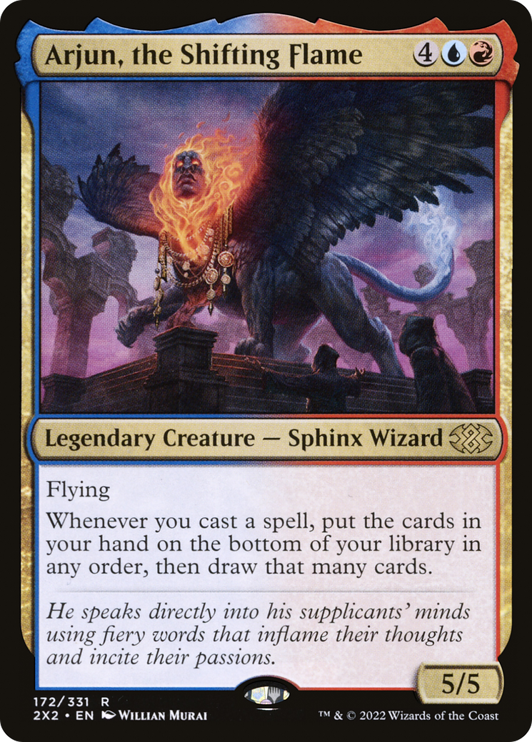 Arjun, the Shifting Flame [Double Masters 2022] Foil