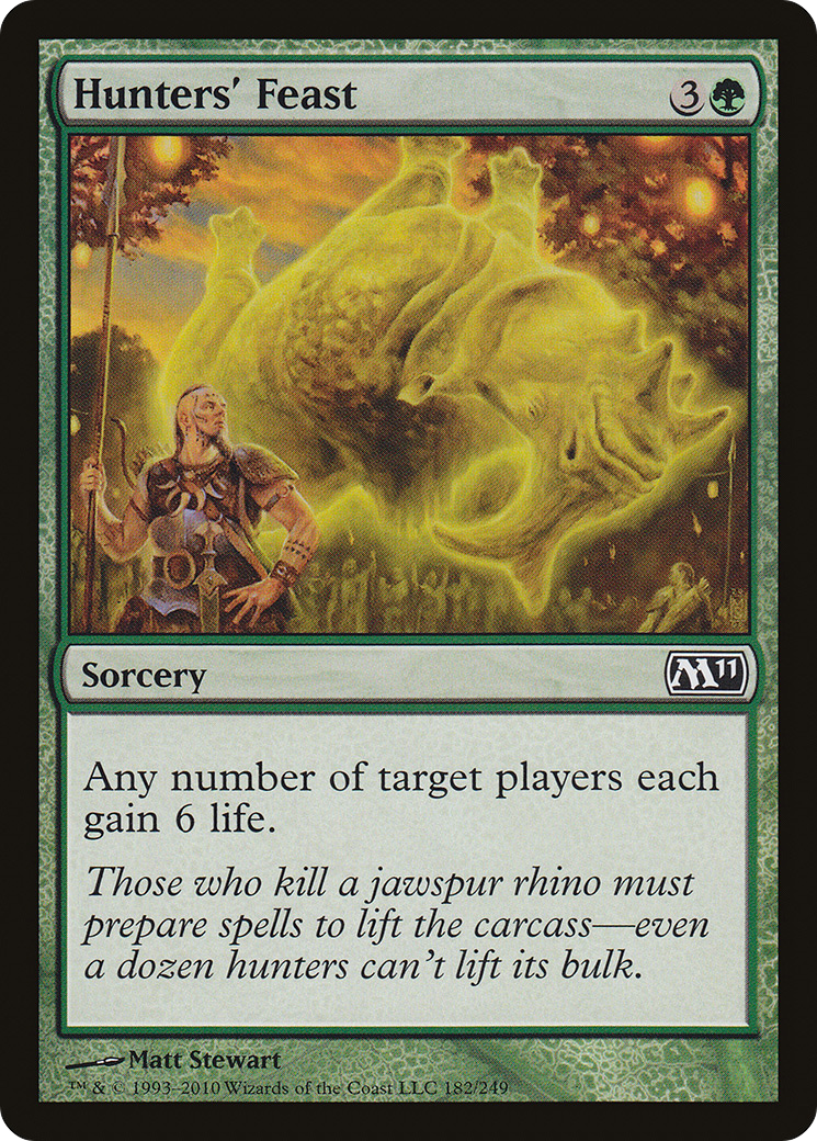 Hunters' Feast [Magic 2011] Foil