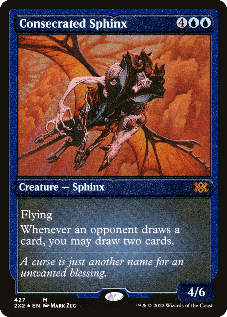 Consecrated Sphinx (Foil Etched) |  Foil (427) [Double Masters 2022]