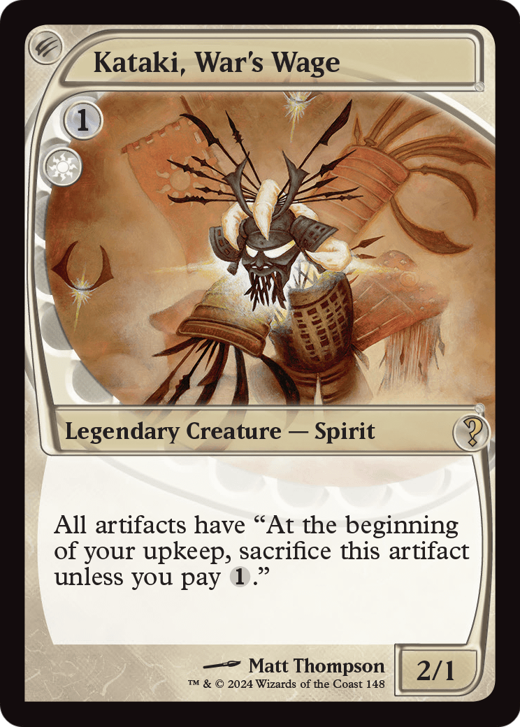 Kataki, War's Wage (Future Sight) [Mystery Booster 2] Foil
