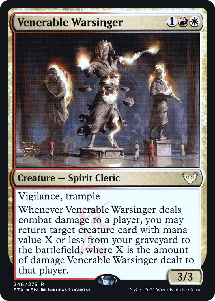Venerable Warsinger (PSTX-246S) - Strixhaven: School of Mages Promos Foil