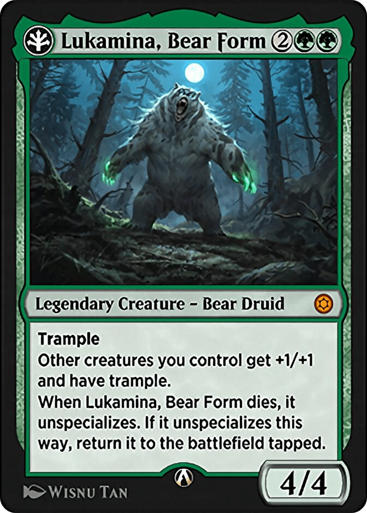 Lukamina, Bear Form (HBG-17G) - Alchemy Horizons: Baldur's Gate