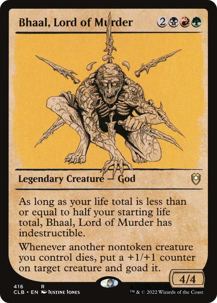 Bhaal, Lord of Murder (Showcase) [Commander Legends: Battle for Baldur's Gate] Foil