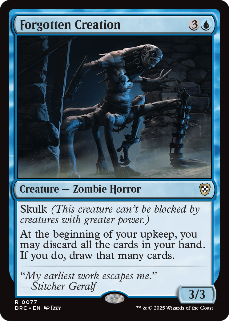 Forgotten Creation (-077) [Commander: Aetherdrift]