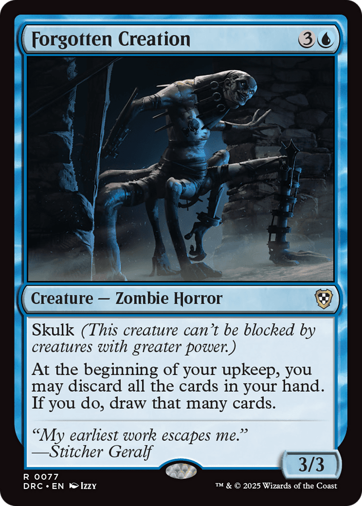 Forgotten Creation (-077) [Commander: Aetherdrift]