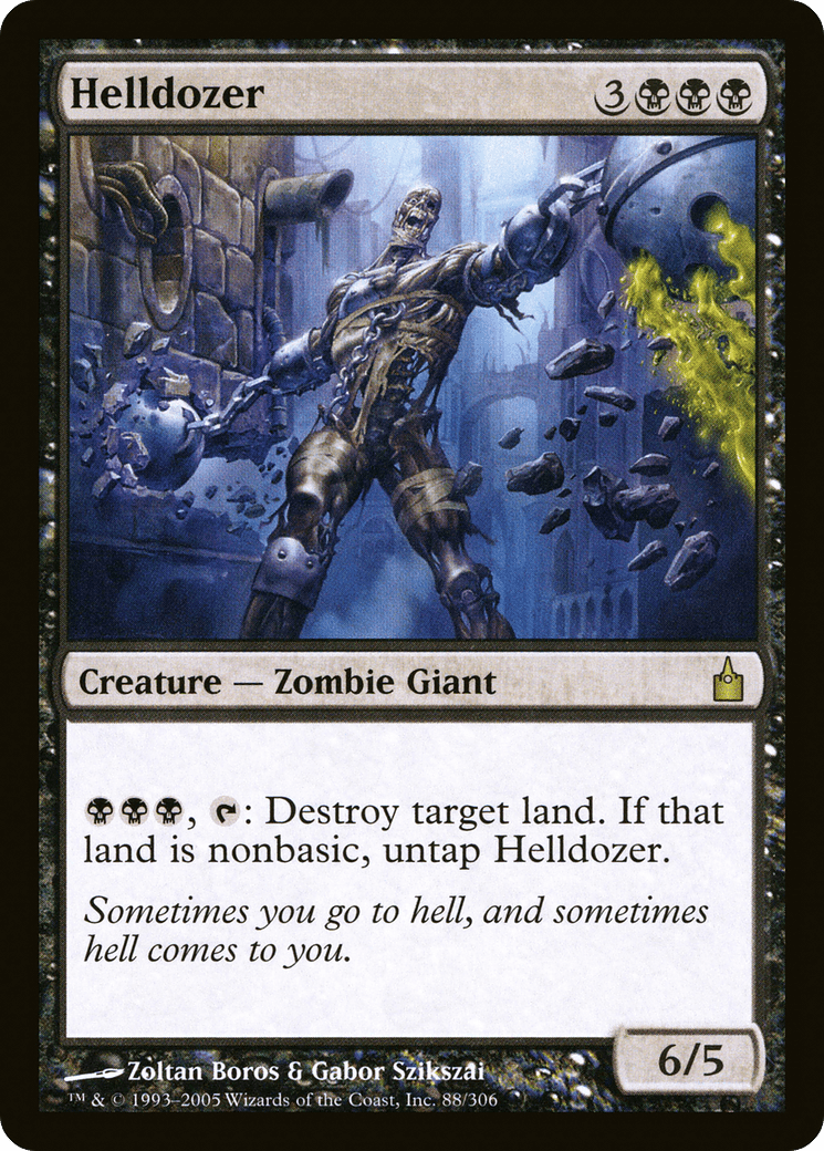 Helldozer [Ravnica: City of Guilds] Foil