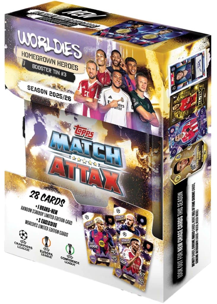 Topps UCC Match Attax | Mini Tin | Worldies #3 - Homegrown Heroes (Season 2025/2026)