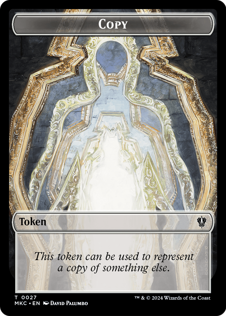 Copy (TMKC-027) - Murders at Karlov Manor Commander Tokens Foil