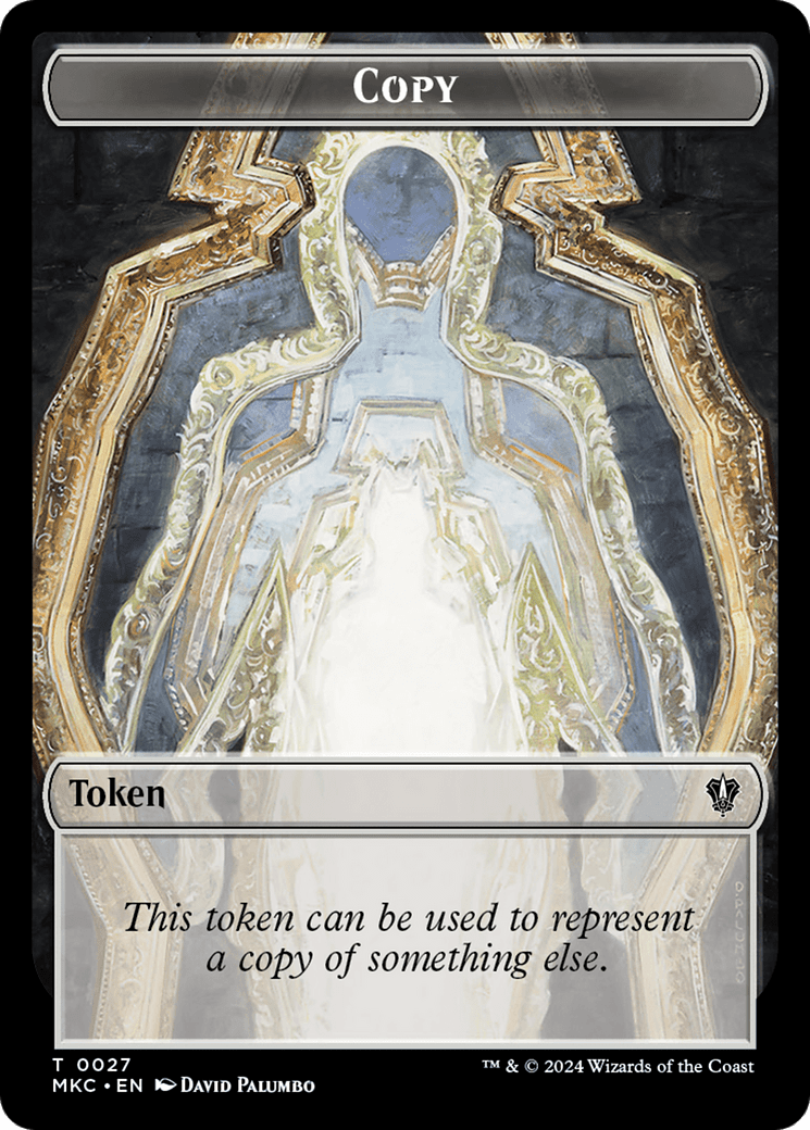 Copy (TMKC-027) - Murders at Karlov Manor Commander Tokens Foil