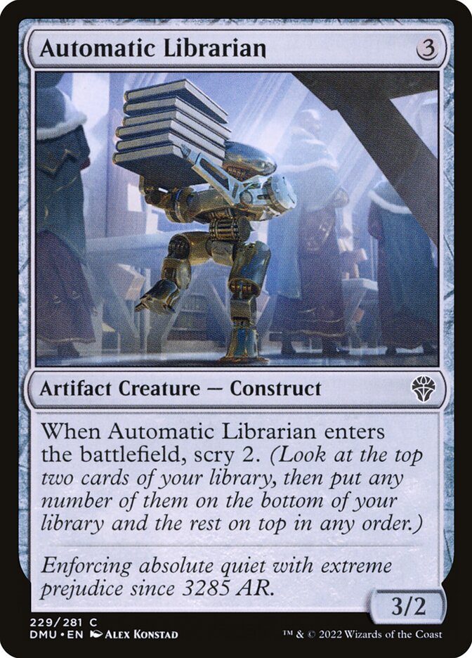 Automatic Librarian 229/281 (Dominaria United) 