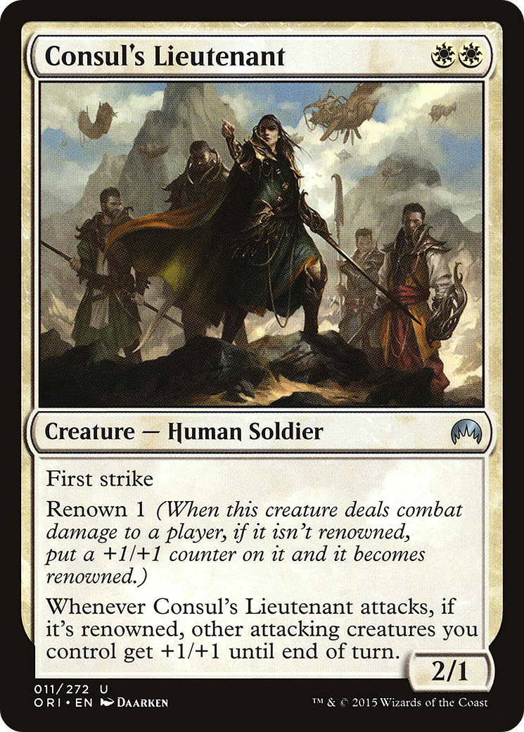 Consul's Lieutenant [Magic Origins] Foil
