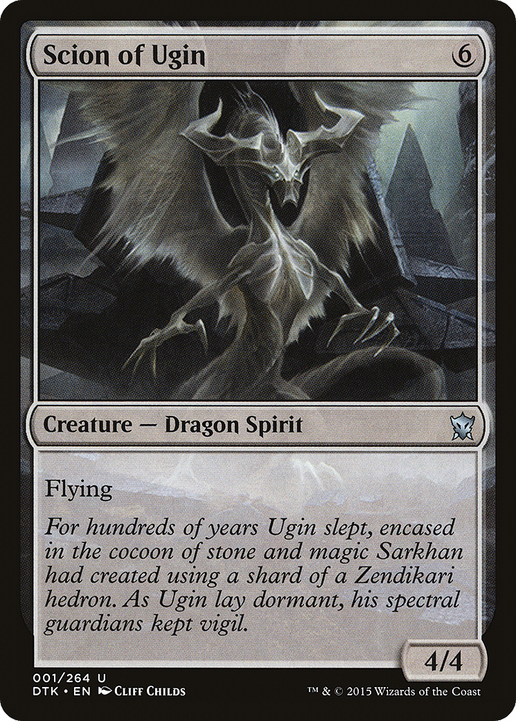 Scion of Ugin [Dragons of Tarkir] Foil