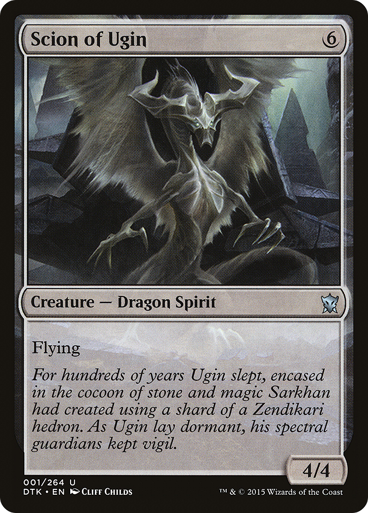 Scion of Ugin [Dragons of Tarkir] Foil