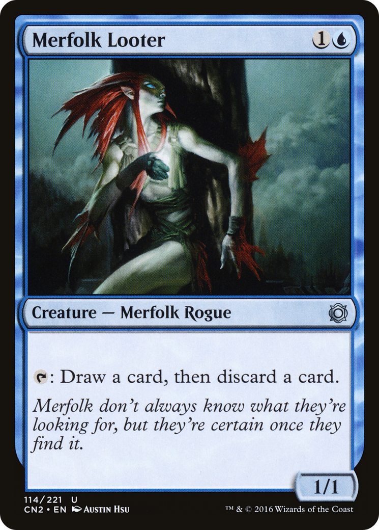 Merfolk Looter [Conspiracy: Take the Crown] Foil
