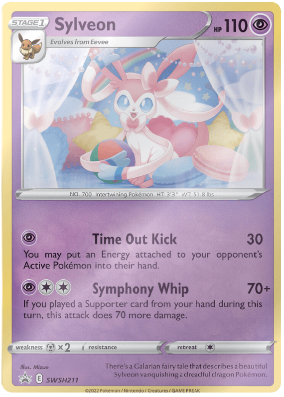 Sylveon SWSH211/307 - SWSH Sword & Shield Promo Cards Holofoil