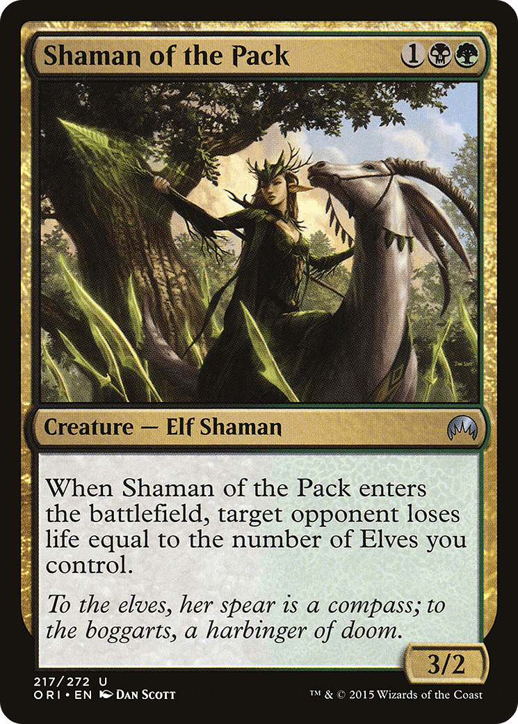 Shaman of the Pack [Magic Origins] Foil