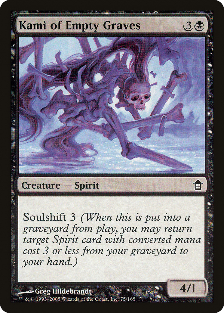 Kami of Empty Graves [Saviors of Kamigawa] Foil