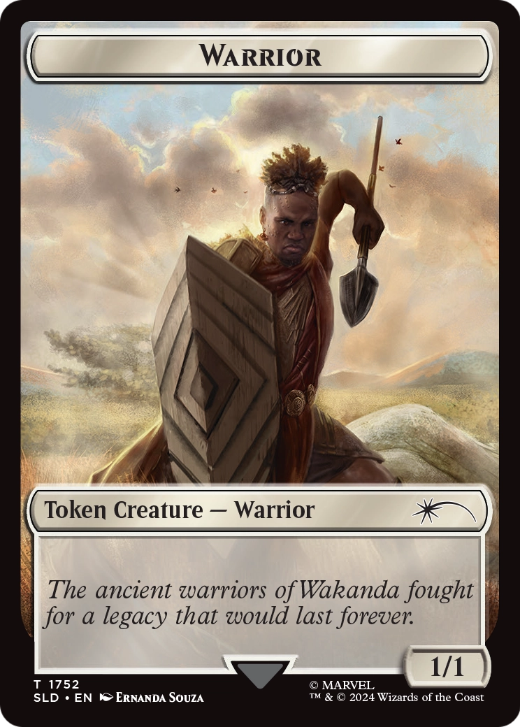 Warrior (SLD-1752) - Secret Lair Drop (Borderless)