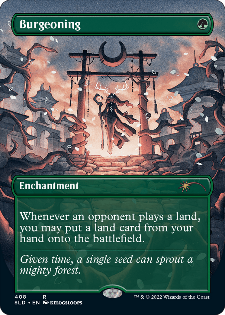 Burgeoning (Borderless) [Secret Lair Drop Series] Foil