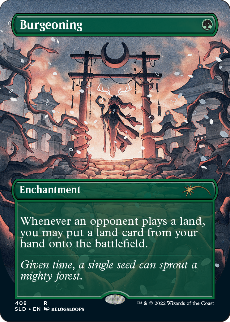 Burgeoning (Borderless) [Secret Lair Drop Series] Foil