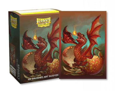 Dragon Shield Brushed Art Sleeves | Standard Size | 100ct Sparky
