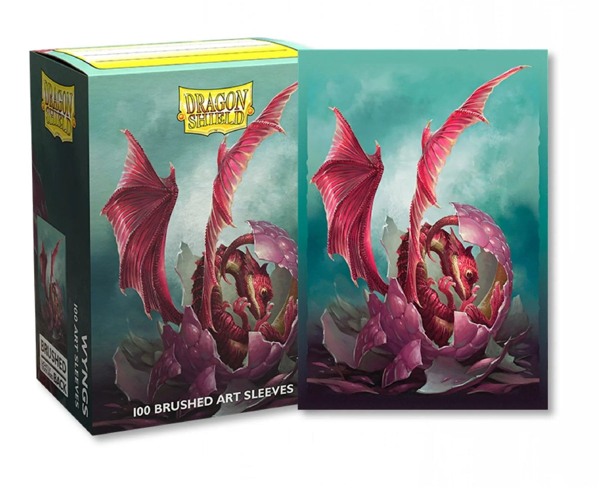 Dragon Shield | Standard Size Sleeves | 100ct | Wyngs (Art Brushed Matte)