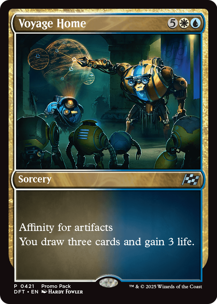 Voyage Home (421) [Promo Pack: Aetherdrift]  Foil
