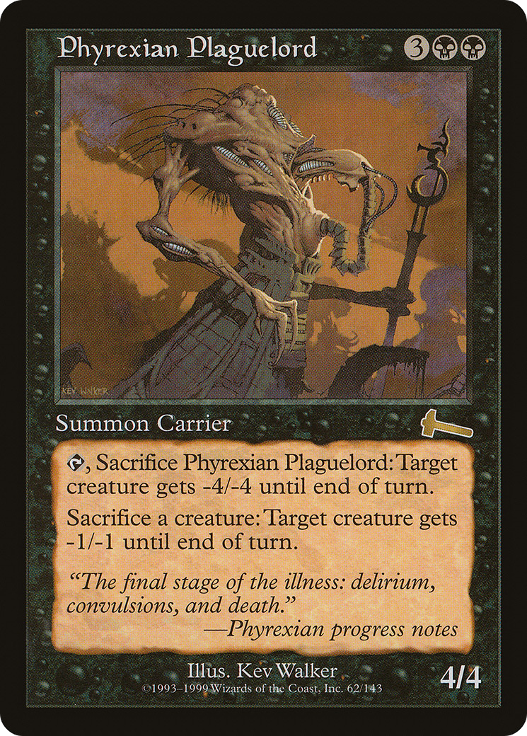 Phyrexian Plaguelord [Urza's Legacy] Foil
