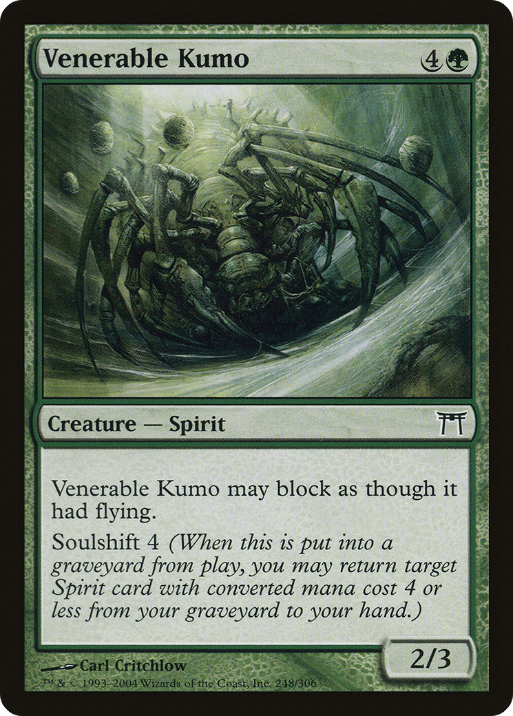 Venerable Kumo (CHK-248) - Champions of Kamigawa
