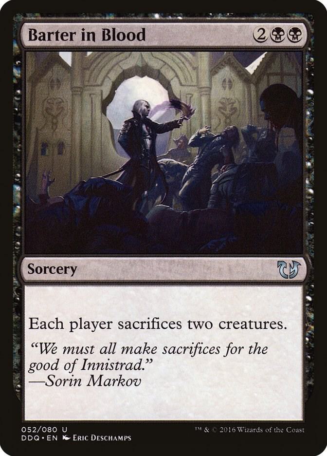 Barter in Blood 52/80 (Duel Decks: Blessed vs. Cursed) 