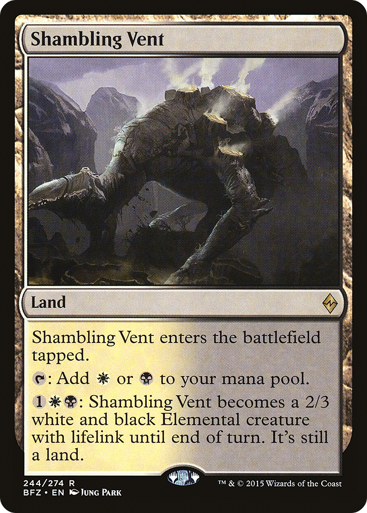 Shambling Vent [Battle for Zendikar] Foil